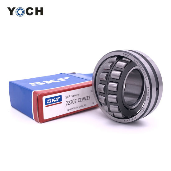 SKF 24020 23120 24120 22220 23220 21320 22320 قفص فولاذي / قفص نحاسي ذاتي المحاذاة أسطواني