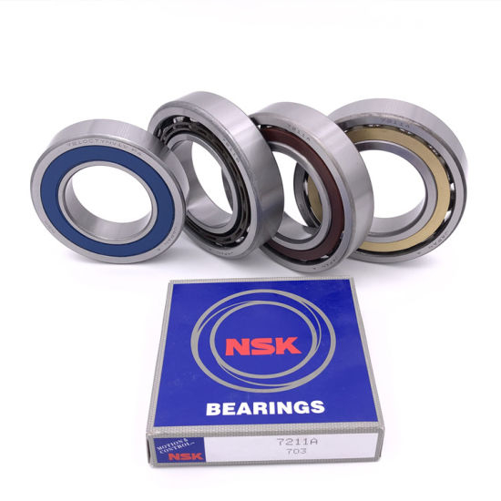 SKF NSK سوبر الدقة المغزل الزاوي الاتصال الكرات 7001 7003 7005